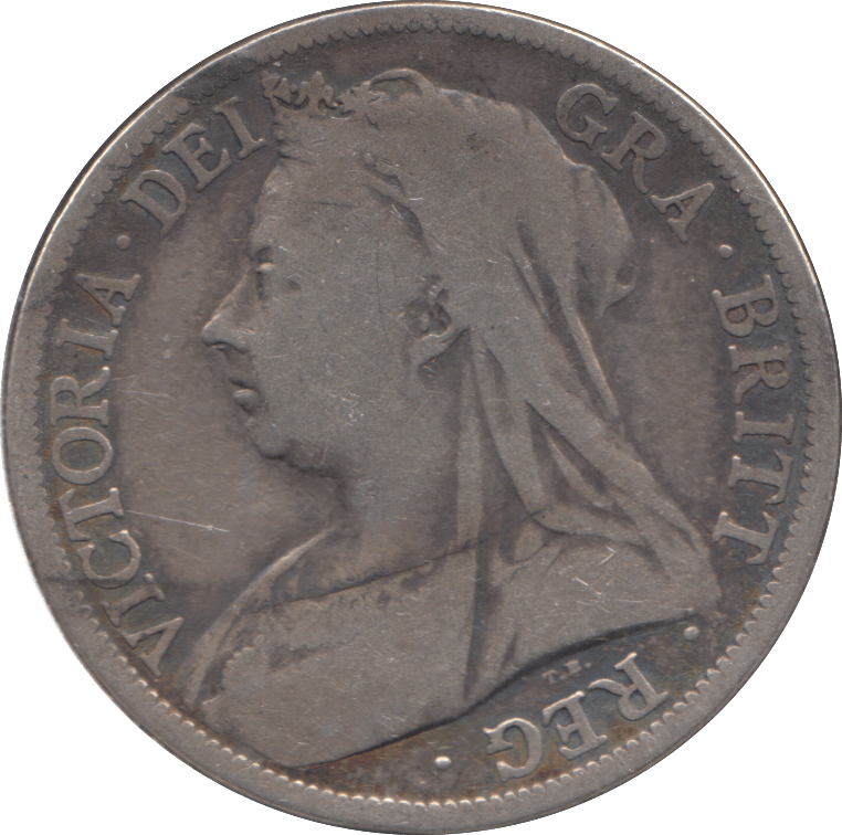 1897 HALFCROWN ( FINE ) 3 - Halfcrown - Cambridgeshire Coins