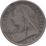 1897 HALFCROWN ( FINE ) 3 - Halfcrown - Cambridgeshire Coins