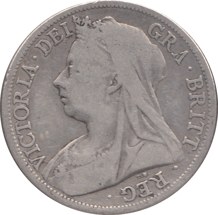 1897 HALFCROWN ( FINE ) 4 - Halfcrown - Cambridgeshire Coins