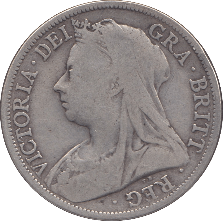 1897 HALFCROWN ( FINE ) 5 - Halfcrown - Cambridgeshire Coins