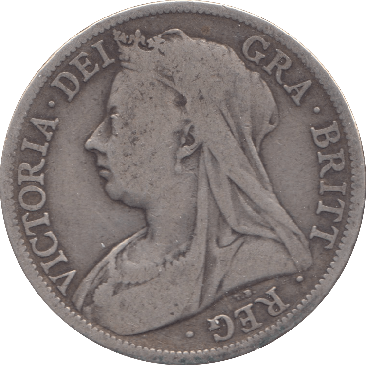 1897 HALFCROWN ( FINE ) 5 - HALFCROWN - Cambridgeshire Coins