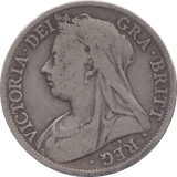 1897 HALFCROWN ( FINE ) 5 - HALFCROWN - Cambridgeshire Coins