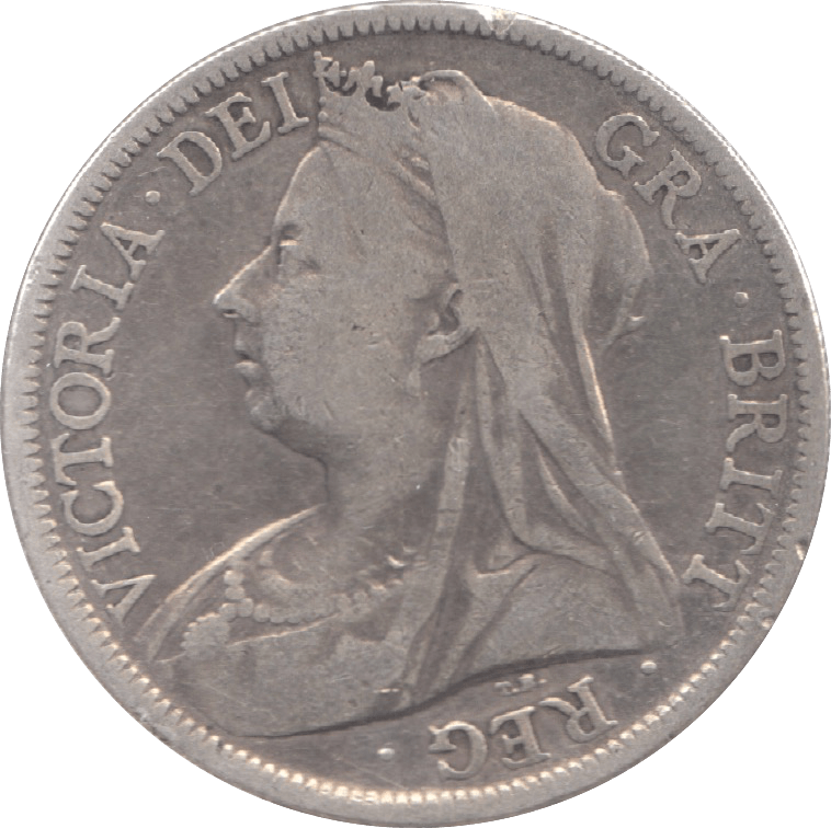 1897 HALFCROWN ( FINE ) 6 - Halfcrown - Cambridgeshire Coins