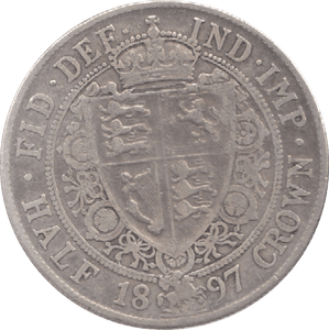 1897 HALFCROWN ( FINE ) 6 - Halfcrown - Cambridgeshire Coins