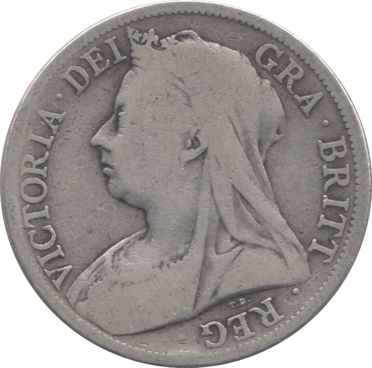 1897 HALFCROWN ( FINE ) 9 - Halfcrown - Cambridgeshire Coins