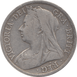 1897 HALFCROWN ( FINE ) - Halfcrown - Cambridgeshire Coins