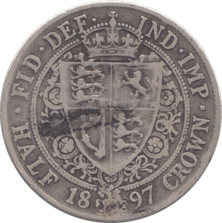 1897 HALFCROWN ( FINE ) - Halfcrown - Cambridgeshire Coins