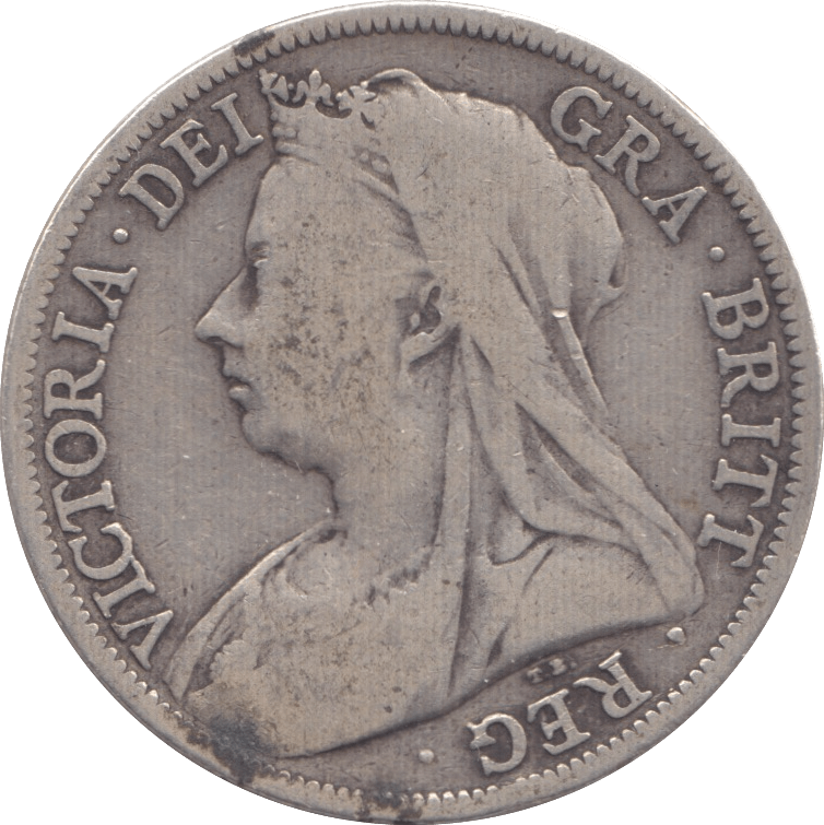 1897 HALFCROWN ( FINE ) - Halfcrown - Cambridgeshire Coins