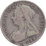 1897 HALFCROWN ( FINE ) - Halfcrown - Cambridgeshire Coins