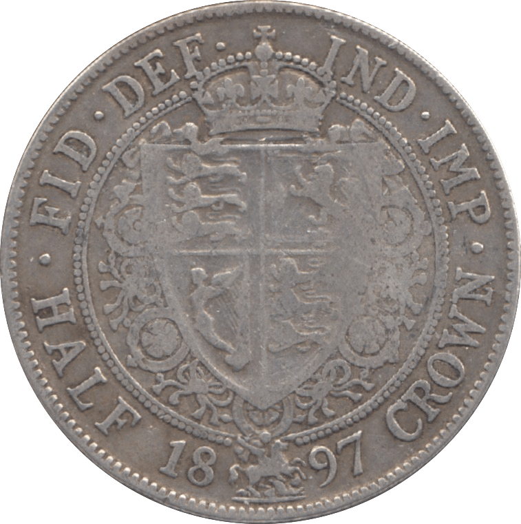 1897 HALFCROWN ( FINE ) - Halfcrown - Cambridgeshire Coins