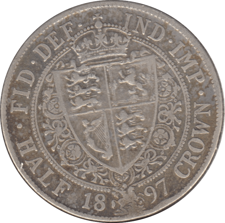 1897 HALFCROWN ( GF ) 7 - Halfcrown - Cambridgeshire Coins