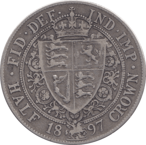 1897 HALFCROWN ( GF ) - HALFCROWN - Cambridgeshire Coins