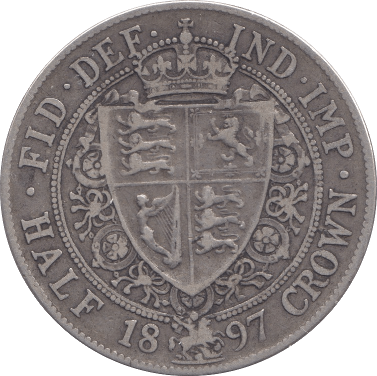 1897 HALFCROWN ( GF ) - HALFCROWN - Cambridgeshire Coins