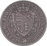 1897 HALFCROWN ( GF ) - HALFCROWN - Cambridgeshire Coins