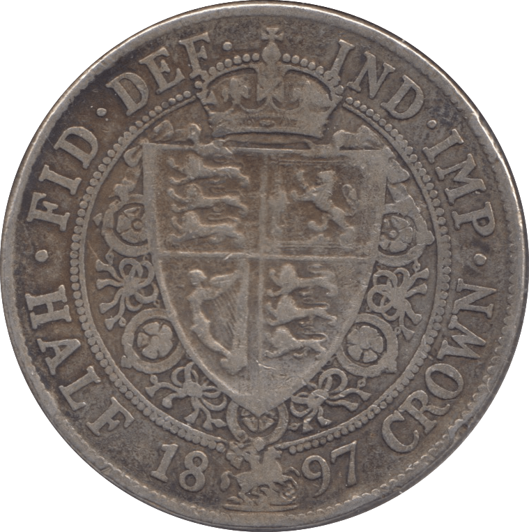 1897 HALFCROWN ( GF ) - Halfcrown - Cambridgeshire Coins