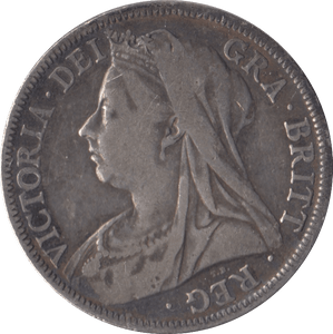 1897 HALFCROWN ( GVF ) - Halfcrown - Cambridgeshire Coins