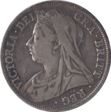 1897 HALFCROWN ( GVF ) - Halfcrown - Cambridgeshire Coins