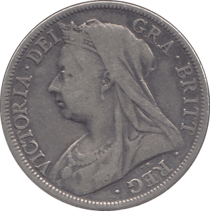 1897 HALFCROWN ( VF ) - Halfcrown - Cambridgeshire Coins