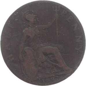 1897 HALFPENNY ( FAIR ) 6 - Halfpenny - Cambridgeshire Coins