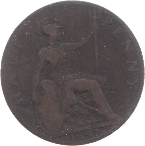 1897 HALFPENNY ( FAIR ) 6 - Halfpenny - Cambridgeshire Coins
