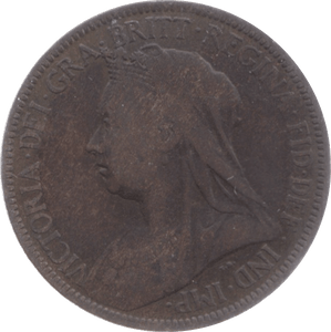 1897 HALFPENNY ( FINE ) 5 - Halfpenny - Cambridgeshire Coins