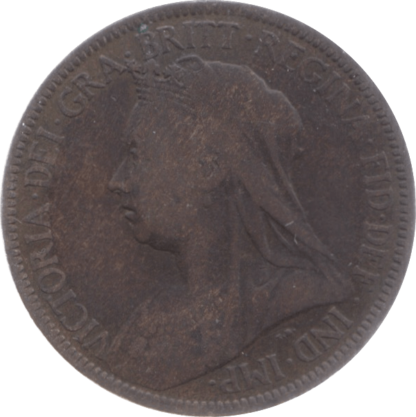 1897 HALFPENNY ( FINE ) 5 - Halfpenny - Cambridgeshire Coins
