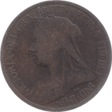 1897 HALFPENNY ( FINE ) 5 - Halfpenny - Cambridgeshire Coins