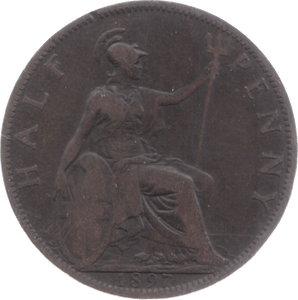 1897 HALFPENNY ( FINE ) 5 - Halfpenny - Cambridgeshire Coins