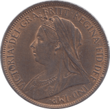 1897 HALFPENNY ( UNC ) 2 - Halfpenny - Cambridgeshire Coins