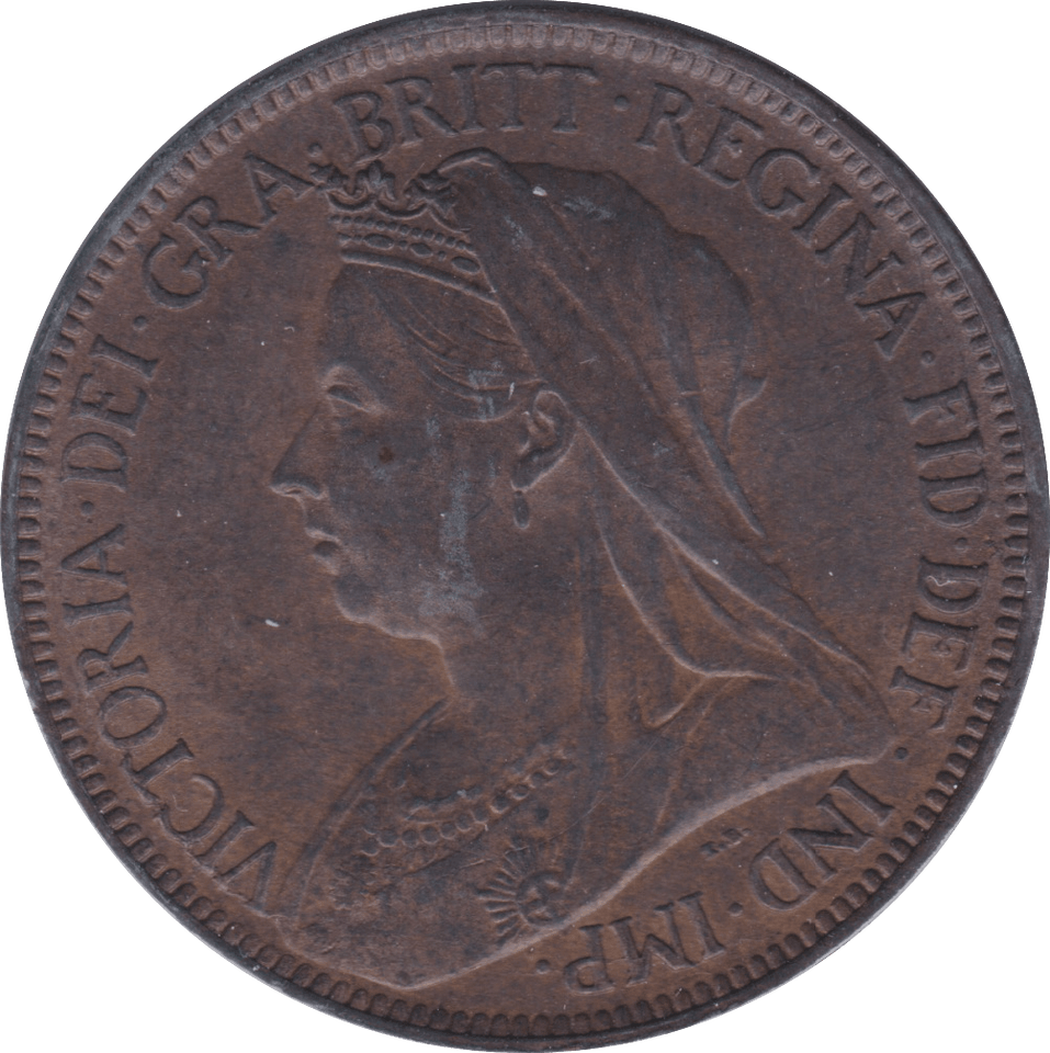 1897 HALFPENNY ( UNC ) - Halfpenny - Cambridgeshire Coins