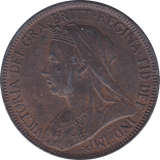 1897 HALFPENNY ( UNC ) - Halfpenny - Cambridgeshire Coins