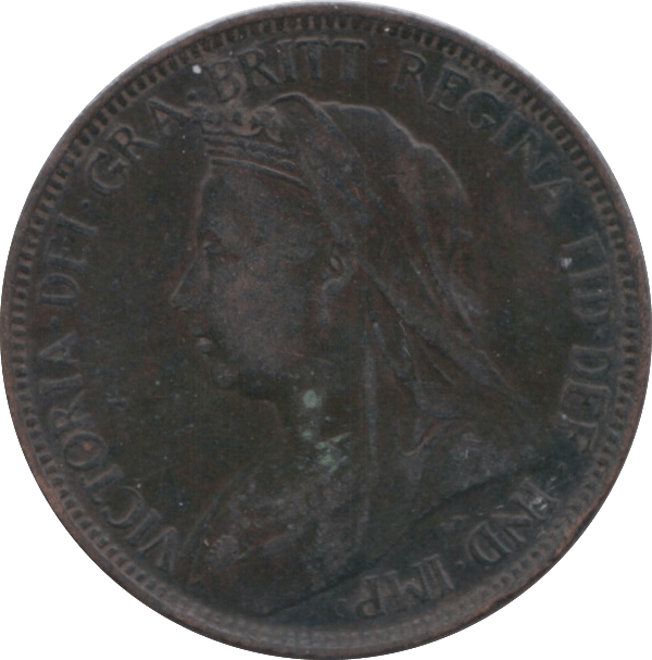 1897 HALFPENNY ( VF ) 3 - Halfpenny - Cambridgeshire Coins