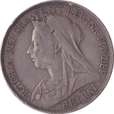 1897 LX CROWN ( GF ) - Crown - Cambridgeshire Coins