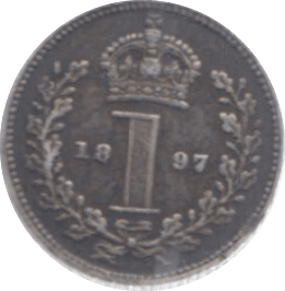 1897 MAUNDY PENNY ( EF ) 22 - Maundy Coins - Cambridgeshire Coins