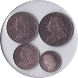 1897 MAUNDY SET VICTORIA - Maundy Set - Cambridgeshire Coins