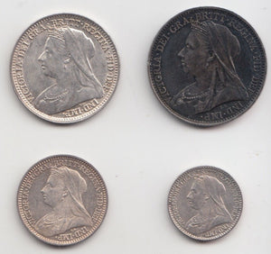 1897 MAUNDY SET VICTORIA - Maundy Set - Cambridgeshire Coins