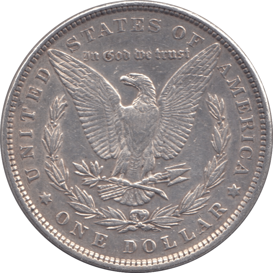 1897 MORGAN DOLLAR USA - SILVER WORLD COINS - Cambridgeshire Coins