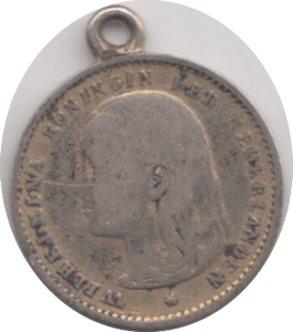 1897 NETHERLANDS 10 CENTS - SILVER WORLD COINS - Cambridgeshire Coins