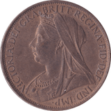 1897 PENNY ( AUNC ) B - Penny - Cambridgeshire Coins