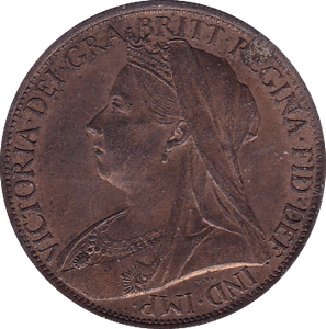 1897 PENNY ( AUNC ) - Penny - Cambridgeshire Coins