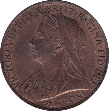 1897 PENNY ( AUNC ) - Penny - Cambridgeshire Coins