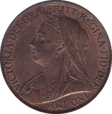 1897 PENNY ( AUNC ) - Penny - Cambridgeshire Coins