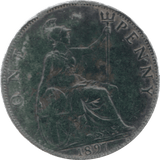 1897 PENNY ( GVF ) 5 - Penny - Cambridgeshire Coins