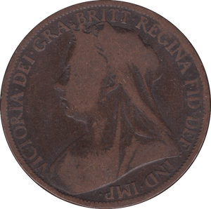 1897 PENNY ( POOR ) - Penny - Cambridgeshire Coins