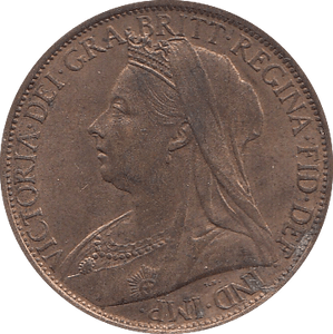 1897 PENNY ( UNC ) A - Penny - Cambridgeshire Coins