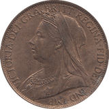 1897 PENNY ( UNC ) A - Penny - Cambridgeshire Coins