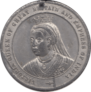 1897 QUEEN VICTORIA DIAMOND JUBILEE MEDALLION 32CM REF 2 - MEDALLIONS - Cambridgeshire Coins