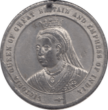 1897 QUEEN VICTORIA DIAMOND JUBILEE MEDALLION 32CM REF 2 - MEDALLIONS - Cambridgeshire Coins