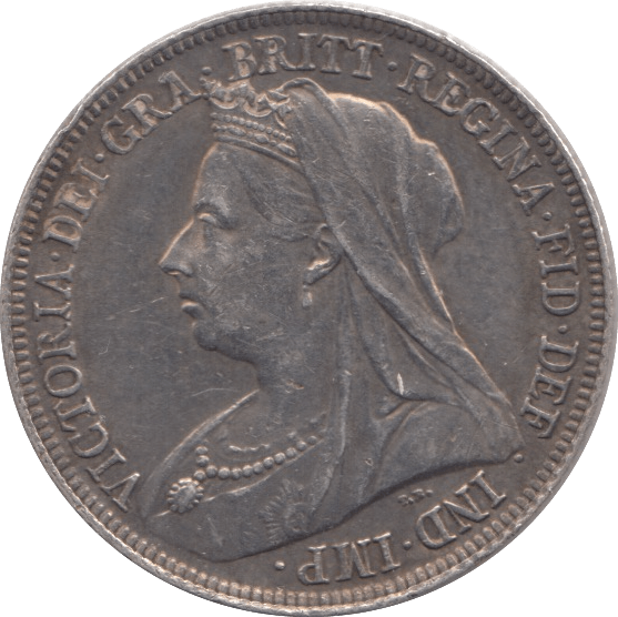 1897 SHILLING ( AUNC ) 5 - Shilling - Cambridgeshire Coins