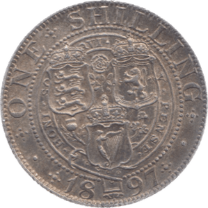 1897 SHILLING ( AUNC ) 9 - Shilling - Cambridgeshire Coins